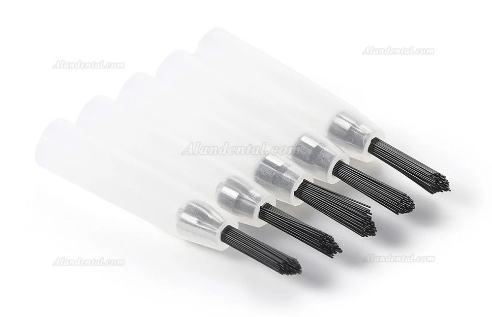 100pcs Disposable Dental Applicator Tips Brush + 2pcs Handles Replaceable Composite